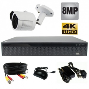8Mp Bullet Camera CCTV Kit with Night Vision
